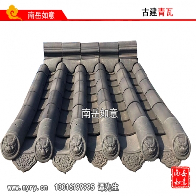古建青瓦（脊瓦、擋勾、筒瓦、滴水、貓頭）
